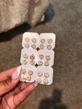 Heart Gold Studs