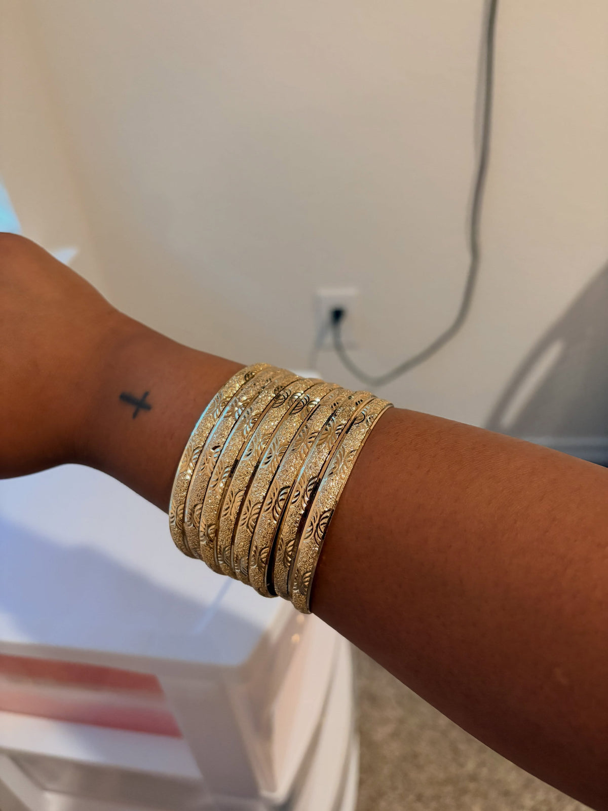 Gold Bangels